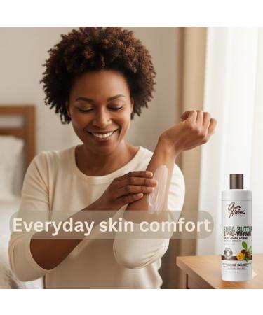 Queen Helene Shea Butter + Pro Vitamin Hand and Body Lotion 32 oz Moisturizing and Restoring Formula for All Skin Types - Buy Online on GoSupps.com