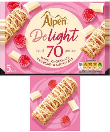 Alpen Delight Cereal Bars Bundle Pack of 5 Different Flavours 25 Bars Total. Low Calorie High in Fibre and Low in Salt. With Sesame Snap Gluten Free Snack Bar - Buy Online on GoSupps.com