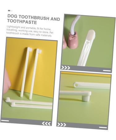 COSMEVIVI Bristle Toothbrush Dog Brush Teeth Dog Oral Cleaning Toothbrush Puppy Toothbrush for Small Dogs Dog Toothbrush and Toothpaste Teeth Cleaning Toothbrush Pet Supplies - Buy Online on GoSupps.com