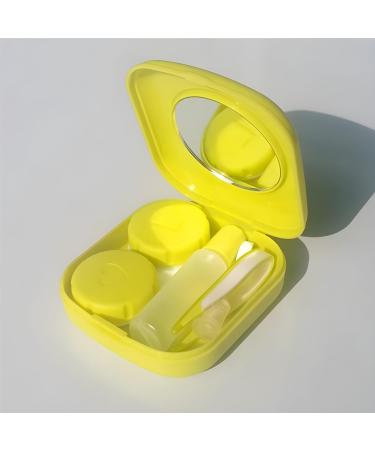 Contact lenses set - tweezers mirror insertion aid - storage box container lentil travel travel travel soft color help accessories container lentil holder eye eye mirror small for (green) 1 set green green