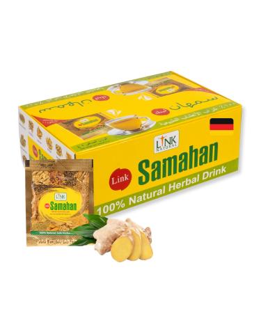 Safranwunder Safranwunder Link Natural Samahan Tea - Direct Delivery from Germany - 100% Authentic Ayurvedic Herbal Tea - 100 Bags (400g)