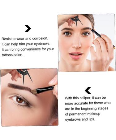 DRESSOOS Ruler Line Horizontal Measuring Measure Auxiliary Tool Shaper Shaping Eyebrow Premium Professional - Buy Online on GoSupps.com