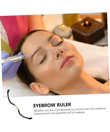 POPETPOP 3pcs Bow Eyebrow Ruler Metal Dies Eyebrow Measuring Ruler Eyebrow Shaping Kit Eyebrow Trimming Set - Buy Online on GoSupps.com