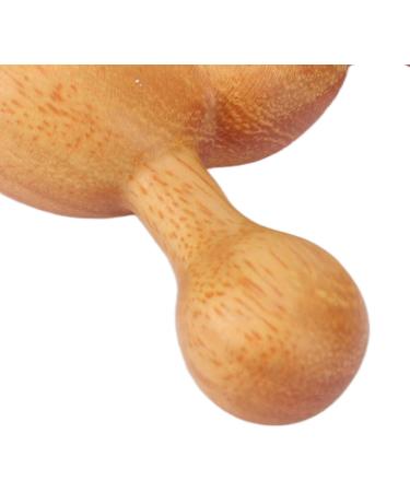 Sandalwood Facial Massage Comb - Wooden Gua Sha for Neck Eyes and Face - Small Tiger Shape - Buy Online on GoSupps.com