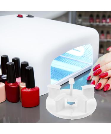 Baluue 2 Sets Nail Stand for Press On Nails Display Practice Art Fake Nail Holder Painting Nails Stand False Nail Designs for Home DIY Beginner Salon Supplies White - Buy Online on GoSupps.com