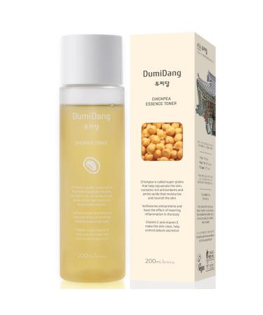 Chickpea Essence Toner - Korean Traditional Vegan Skincare Formula Moisturizing and Anti-Aging with Fermented Chickpea Extract and 8 Types of Bean Complex 200mL | 6.75fl.oz.