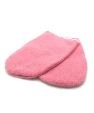 fivekim 2pcs Paraffin Wax Protector SPA Hand Foot Gloves Warmer Beauty Wax Therapy Foot Cover Pink