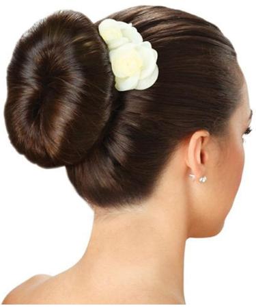 Extra Large Hair Bun Doughnut Ring in Brown - 5-6 Inches Wide for Bridal & Hollywood Style by Hair-So - Buy Online on GoSupps.com