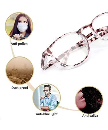 Outray 2 Pair Bifocal Safety Glasses 2.50 Clear Impact Resistant Non-Slip Wrap Around - Purple+Tortoise - Buy Online on GoSupps.com
