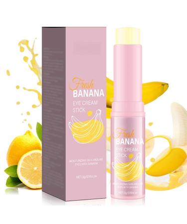 Banana Eye Cream Anti Aging Eye Cream for Fine Lines Eye Bags Dark Circles and Puffiness Hydrating Under Eye Cream with Retinol Vitamin E Vitamin C Skin Care & Lifts(2PCS)