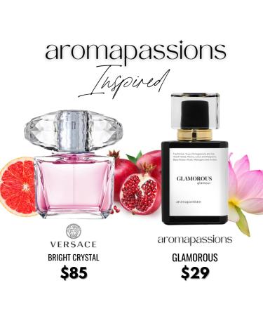 GLAMOROUS | Inspired by VRSCE BRIGHT CRYSTAL | Pheromone Perfume for Women | Extrait De Parfum | Long Lasting Dupe Clone Essential Oils Fragrance | Perfume De Mujer | (50 ml / 1.7 Fl Oz) 1.7 Fl Oz (Pack of 1) - Buy Online on GoSupps.com