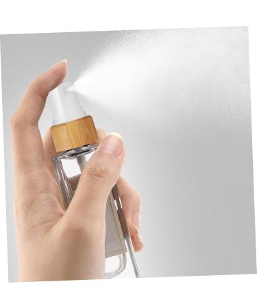 Healeved 5pcs Spray Bottle Nozzles Replacement Spray Tops Fine Mist Heads Bamboo Trim Leakproof Seal - Buy Online on GoSupps.com