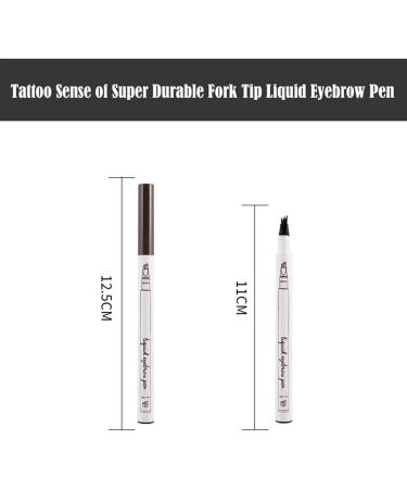 Dtt Microblading Eyebrow Pencil with -Fork Tip Creates Natural Looking Brows Effortlessly and Stays on All Day Pretty Well Light Brown - Buy Online on GoSupps.com