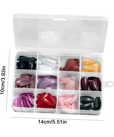 Stick on Nails Multi Colors and Styles Long Short Fake Nails Full | Full Long Ballerina Fake Nails Matte and Glossy False Nail for Women Girls Shangjia - Buy Online on GoSupps.com