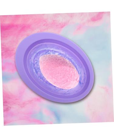 SOESFOUFU Cleaning Pad Clock Wall Decor Silicon Brush Cleaner Beauty Tools Brush Washer Cosmetic Brush Cleaning Bowl Makeup Brush Scrubber Pad Face Make up Cushion Silica Purple 14.5x11cm Purple - Buy Online on GoSupps.com