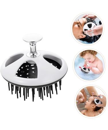 Hapinary Portable Scalp Massager & Shampoo Kamm | Daily Scalp Care Device | 9x8cm White for Home & Hotel Use - Buy Online on GoSupps.com