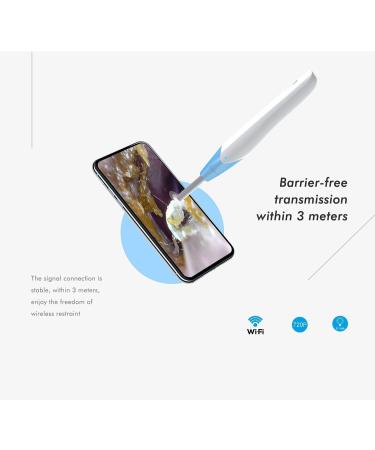 JYYBN Wireless Ear Wax Removal Endoscope with 6 LED Lights - Ear Cleaner and Otoscope for Home Use - Buy Online on GoSupps.com
