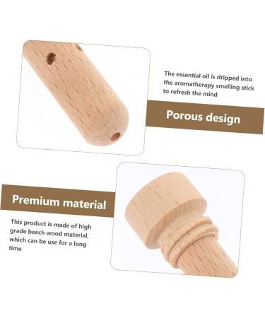 ORFOFE Aromatherapy Nasal Stick Portable Sniffing Stick for Essential Oils Wooden Tube Design for Relaxation and Respiratory Support Compact for Travel and Everyday Use - Buy Online on GoSupps.com