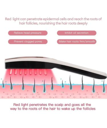 Buy Pamenet 3-in-1 Phototherapy LED Hair Growth Massage Comb - Rechargeable Vibrating Scalp Brush for Anti-Hair Loss & Easy Use - International Shipping Available - Buy Online on GoSupps.com