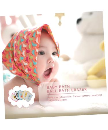 Buy Minkissy Cartoon Pattern Bath Sponge - 10 Pcs Water Absorbent Baby Bath Balls - Perfect for Kids & Adults - Fast International Shipping - Buy Online on GoSupps.com