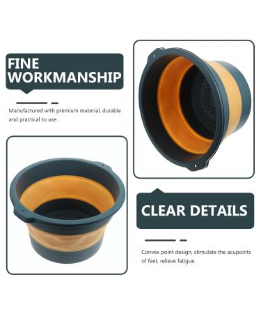 Minkissy Foldable Laundry Tub & Pedicure Sink | Multi-Functional Washing System for Indoor/Outdoor Use - Buy Online on GoSupps.com