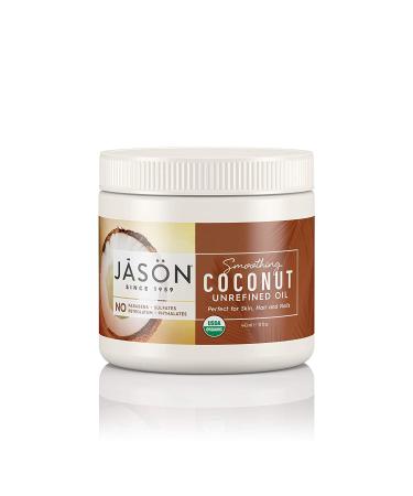 Jason Organic Unrefined Oil, Smoothing Coconut, 15 Oz 15 Fl Oz (Pack of 1)