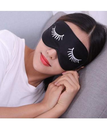 EXCEART Soft Silk Sleep Mask - Blackout Eye Cover for Travel & Sleep | Comfortable Blindfold & Eye Shade - Buy Online on GoSupps.com