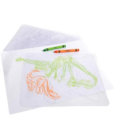 Dinosaur Rubbing Plates for Kids: Creative Art & Learning Fun - Buy Online on GoSupps.com