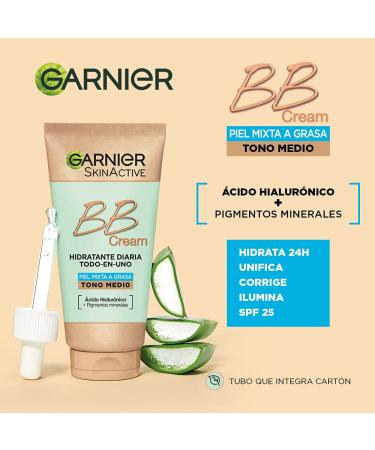 Shop SKINACTIVE BB Cream for Mixed Fat Skin SPF 25 - 50ml | International Shipping Available - Buy Online on GoSupps.com