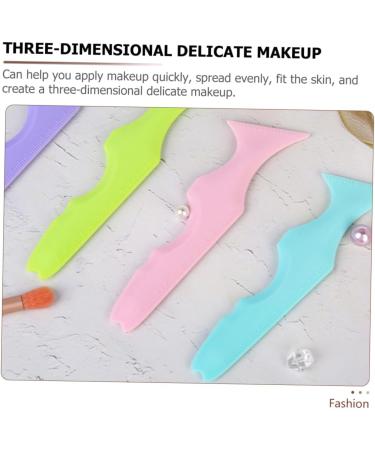 DOITOOL Blue Eyeliner Pencil 3pcs Silicone Beauty Ruler Eyelash Tools Lipstick Wearing Aid Silicone Eyeliner Tool The Face - Buy Online on GoSupps.com