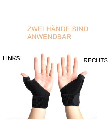 MUSEFITER Compressed Thumb Joint Stabilizer - Lightweight & Breathable Blackberry Thumb (L/XL) for Trigger Finger Relief - Buy Online on GoSupps.com