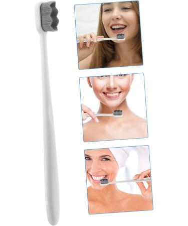 Buy Tovinanna 4-Piece Soft Travel Toothbrush Set | Portable and Lightweight Toothbrush for Pregnant Women - White - Buy Online on GoSupps.com