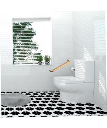 Shower Grab Bar Wooden Bathroom Balance Hand Grips Non Slip Safety Handrail 17inch armrest - Buy Online on GoSupps.com