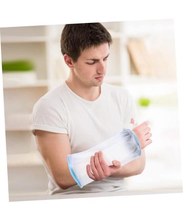 FRCOLOR 4 Pcs Waterproof Shower Guard Cover for Casts - Bandage Protector Blue 25x14x14CM | International Shipping Available - Buy Online on GoSupps.com