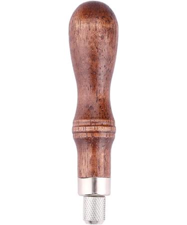 4 in 1 Wooden Handle Leather Craft Sewing Kit - DIY Diamond Awl Hole Punch Tool - Buy Online on GoSupps.com