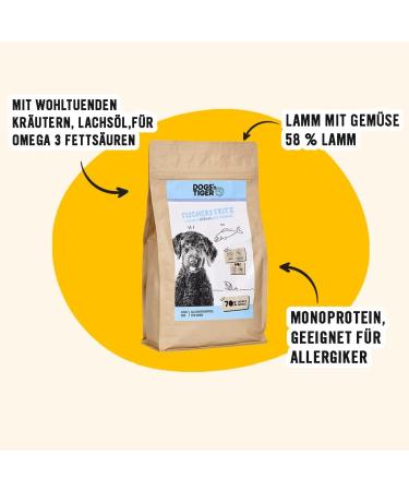 Dogs'n Tiger - Fischers Fritz - Dry food for adult dogs with 70% meat - without sugar or cereals (Salmon and Herring with vegetables - 2 kg) - Buy Online on GoSupps.com