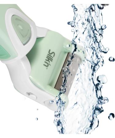 Silkn MicroPedi Wet & Dry Electric Callus Remover | 2 Micro Mineral Rollers for Smooth Feet - Buy Online on GoSupps.com