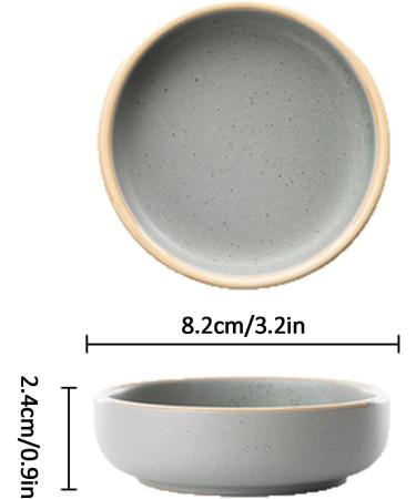 Fruit Bowl Snack Containers Dip Bowl Set Ceramic Condiments Snack Serving Plate Round Suitable for Salad Spices Spice Snacks and Appetizers 5pc Breakfast Bowls (Color : B) (C) - Buy Online on GoSupps.com