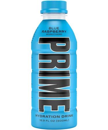 Prime Hydration Drink Variety Pack (16.9oz 6pk) Blue Raspberry Tropical Punch With V2U Custom Koozie - Buy Online on GoSupps.com
