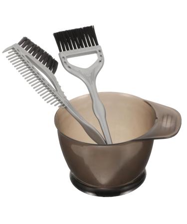 minkissy 1 Set Hair Coloring Brush Hair Dye Brush Hair Dyeing Bowl Hair Coloring Kit Mixing Bowls Hair Color Brush Hair Dye Bowl and Brush Kit Single Sided Tool Kit Suite Plastic