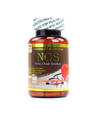 WOOHOO Natural Nitric Oxide Synthase NOS 100 Capsules