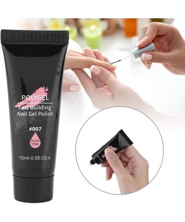 15ml Nail Extension Gel Builder UV Gel Painless Acrylic Nail Art Crystal UV Tips Glue (Flesh) - Buy Online on GoSupps.com