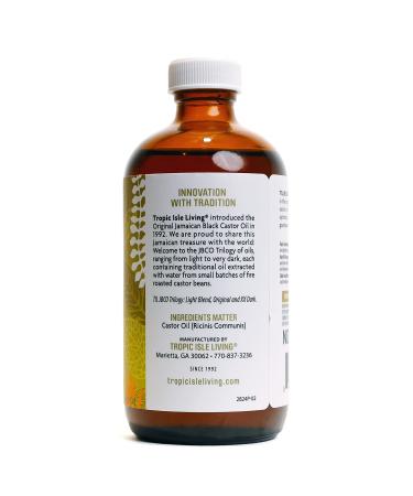 Jamaican Black Castor Oil 8oz (Pack of 2) | Rich in Vitamins & Minerals | Hair Growth, Skin Conditioning, Eyebrows, Eyelashes, Scalp & Nail Care | Organic, All-Natural Formula - Buy Online on GoSupps.com