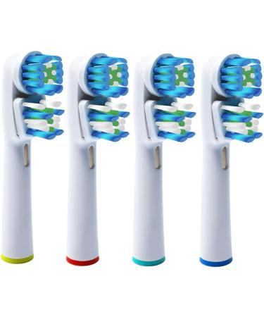 Braun Oral-B Compatible Double Clean Brush Heads - Pack of 16 - Buy Online on GoSupps.com