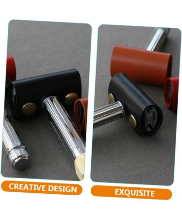 Fomiyes 6-Pack Men's Razor Set | Travel-Ready Artificial Leather Shaving Kit | Body & Beard Razor with Storage | Black Pocket Size - Buy Online on GoSupps.com