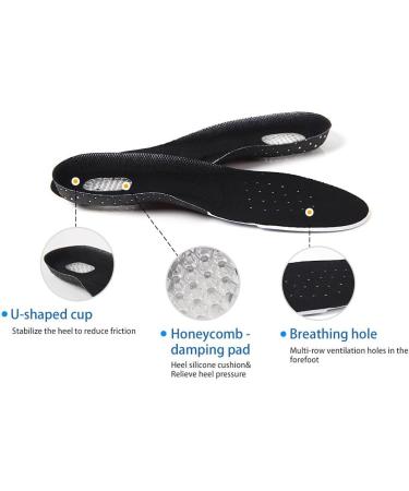Bad Pole & Jedi Type Ultra-Comfortable Arched Insoles for Foot Pain Relief | Orthopedic Plantar Fasciitis Insoles - Men's US 7.5-12 - Buy Online on GoSupps.com