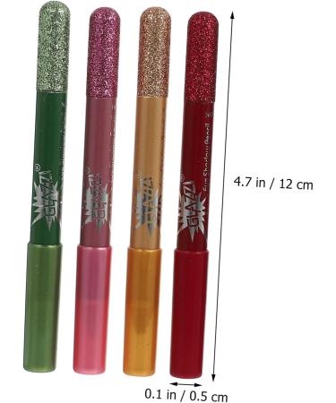Baluue 24 Pcs Pearlescent Eyeshadow Pencil Makeup Liner Pencil Cosmetic Eyeshadow Pen Gel Crayons Powder 12.5X0.5cmx2pcs Assorted Colorx2pcs - Buy Online on GoSupps.com