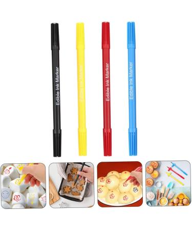 HOMSFOU 16 Pcs Baking Pen Decorating Cake Pens Baking Edible Pens Paint Pen Pens Marker Pastry Icing Pen Biscuit Markers Pen Edible Markers Pens Dual Tip Markers Plastic Food Double Head - Buy Online on GoSupps.com