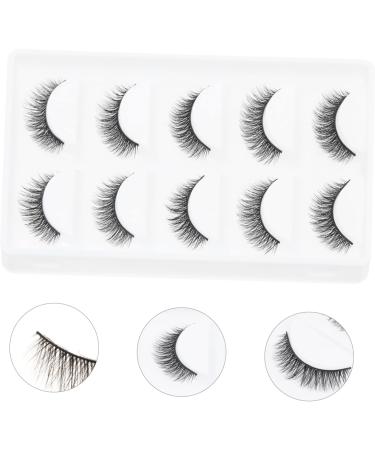 Angoily 15 Pairs Short False Eyelashes Thick Eyelash Reusable Eyelashes Elf Eyelashes Faux Dramatic Eyelashes Fiber Eyelashes Fake Lashes Curly Eyelashes 3d Extend Artificial Fiber Make up - Buy Online on GoSupps.com