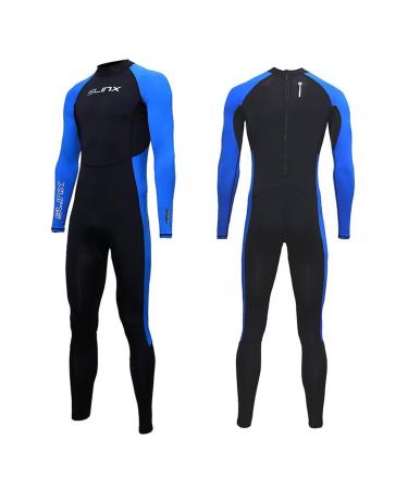 Full Body Dive Wetsuit Sports Skins Rash Guard for Men Women, UV Protection Long Sleeve One Piece Swimwear for Snorkeling Surfing Scuba Diving Swimming Kayaking Sailing Canoeing Large